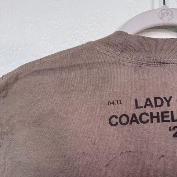 Lady Gaga Coachella Shirt Small Mayhem In The Desert Merch Graphic Tee Tshirt - Picture 7 of 12